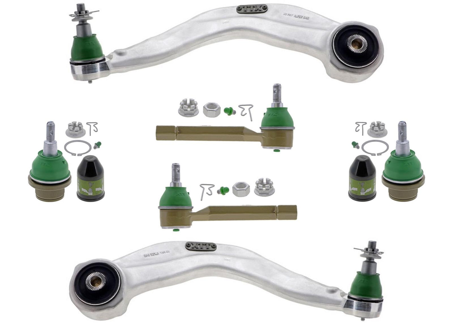 Lower Forward & Rearward Control Arms Tie Rods & Links For Explorer 2020-2024