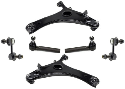 Lower Control Arms Ball Joints Tie Rods Links for Subaru Forester 2009 2010 2013