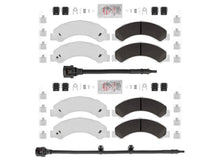 Front & Rear Galvanized Brake Pads with Wear Sensor for Hino 155 2012-2020