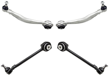 4 Control Arms Ball Joints Bushings for Mercedes Benz C300 C350 2008-15 4Matic