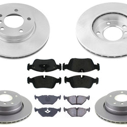 Disc Brake Rotors & Disc Brake Pads For BMW 320i 2001-2005 Built in CANADA