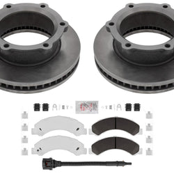 Front Coated Disc Brake Rotors & Pads for Hino 155 2012 2015 2016 2017 2020