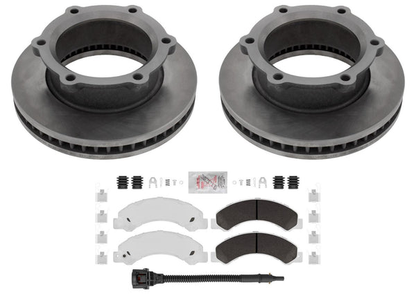 Front Coated Disc Brake Rotors & Pads for Hino 155 2012 2015 2016 2017 2020