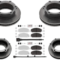 Coated Disc Brake Rotors Pad for Hino 195 2012 2013 2015 2016 2017 2018 2020