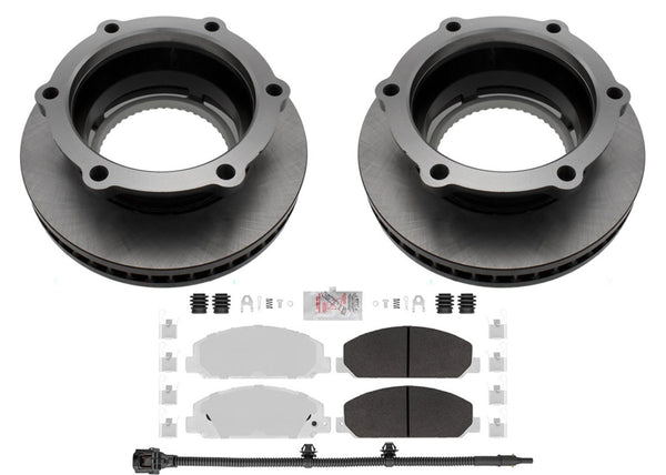 RR Coated Brake Rotors & Pads for Hino 195 2012 2013 2015 2016 2017 2018 2020