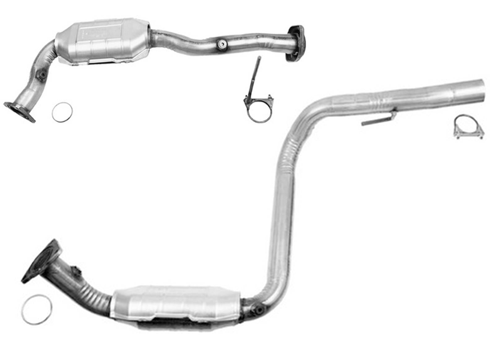 Left Right Catalytic Converters Y Pipe for Cadillac Escalade 2002 2003 2006 6.0L