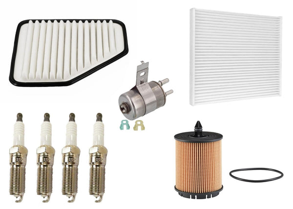 Engine and Cabin Air & Oil Filter Plugs Gas for Chevrolet Cobalt 2006-2007 2.4L