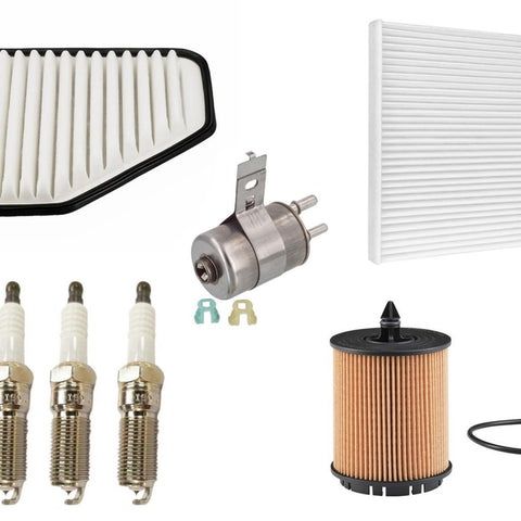 Engine and Cabin Air & Oil Filter Plugs Gas for Chevrolet Cobalt 2006-2007 2.4L