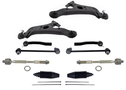 Front Lower Control Arms Ball Joints Tie Rods & Links For Toyota Sienna 2011-20