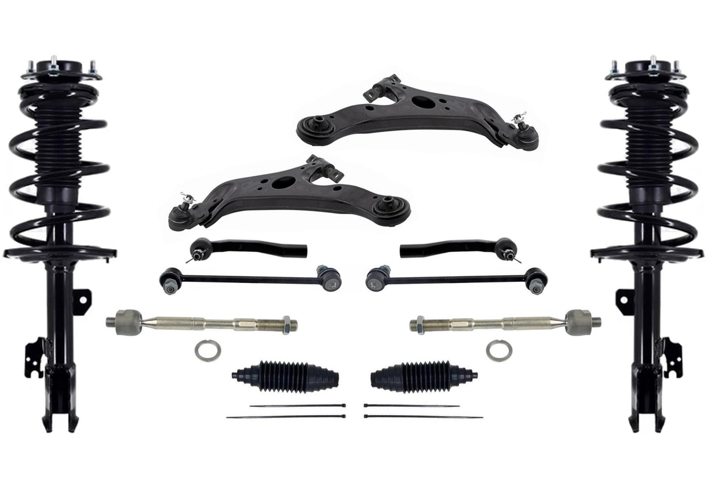 Front Lower Control Arms Ball Joints Tie Rods & Links For Toyota Sienna 2011-20