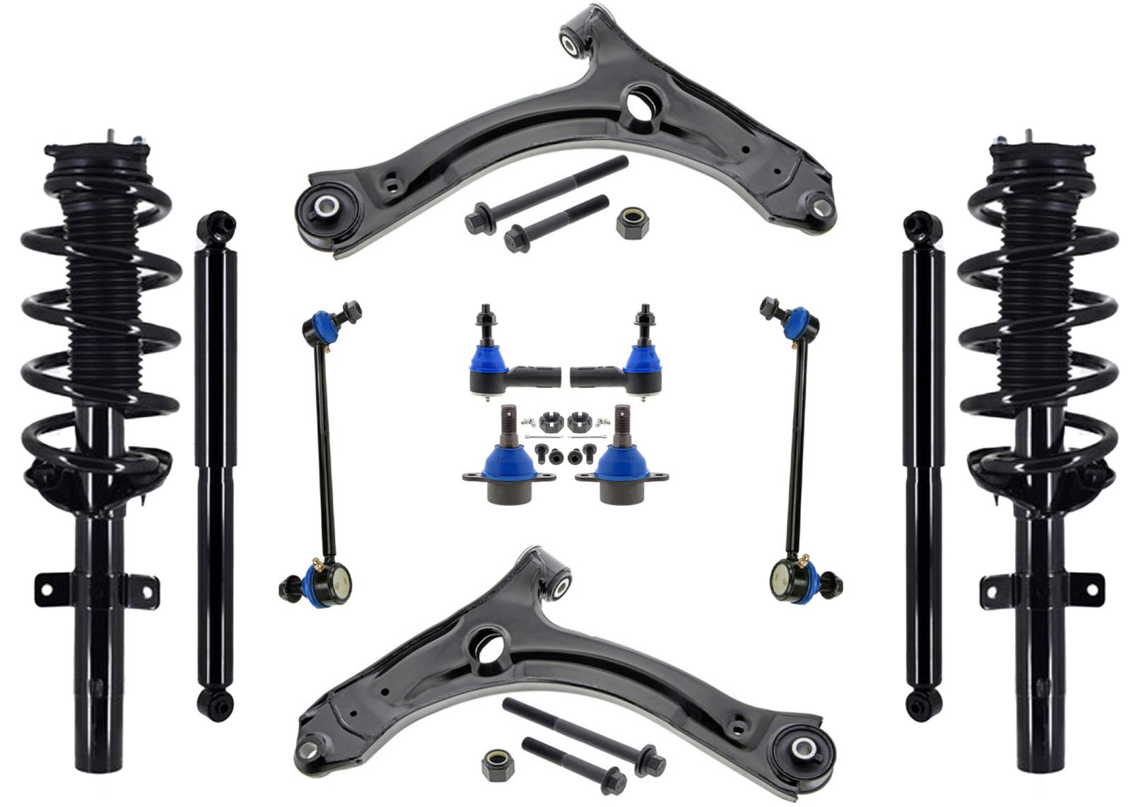 Front Lower Control Arms With Ball Joints For Ford Transit 250 Cutaway Van 20-23