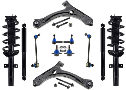 Front Lower Control Arms With Ball Joints For Ford Transit 250 Cutaway Van 20-23
