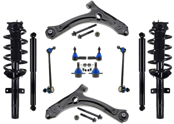Front Lower Control Arms With Ball Joints For Ford Transit 250 Cutaway Van 20-23