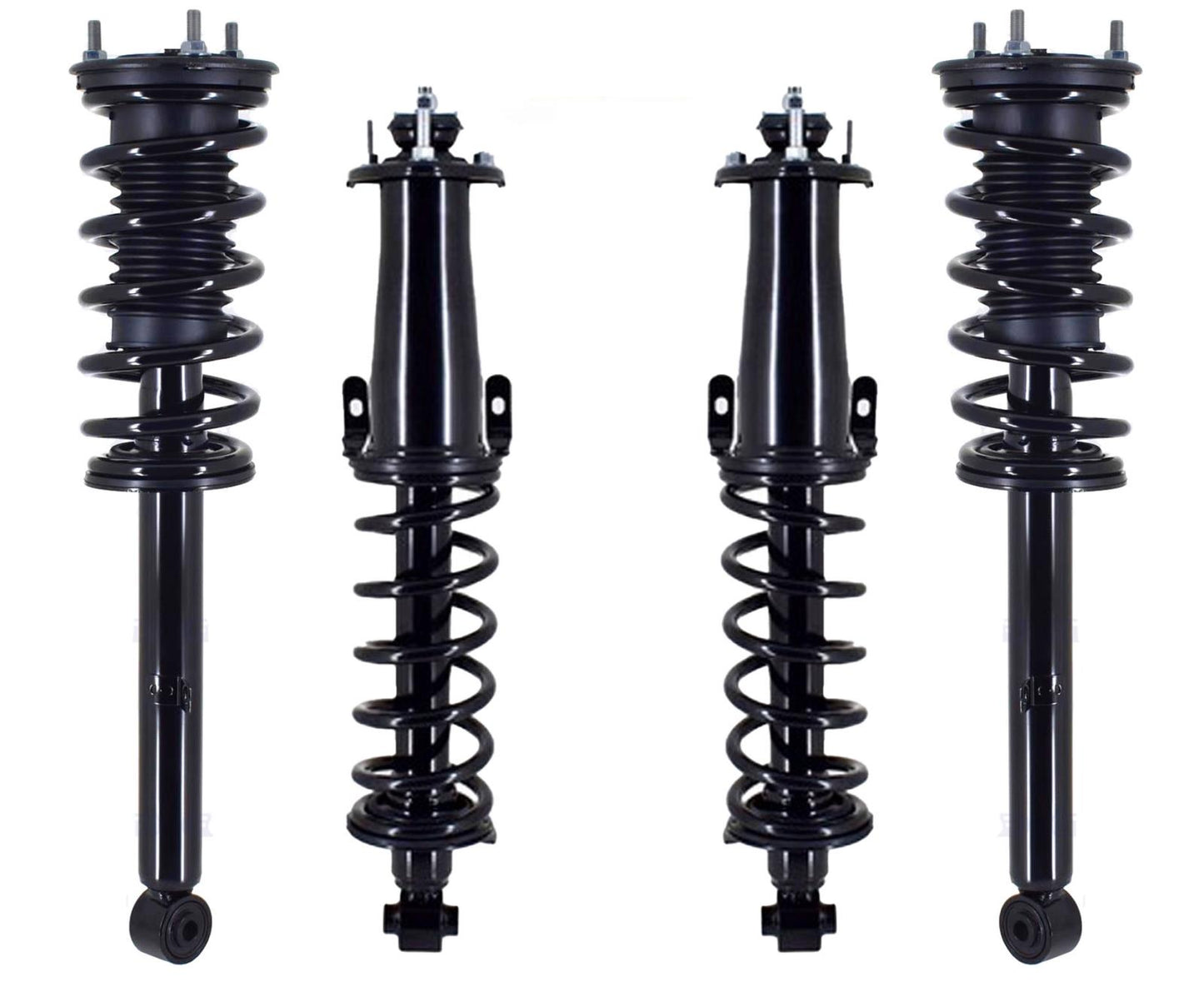 Front & Rear Struts W Coil Springs For Lexus GS350 2007-2011 Rear Wheel Drive