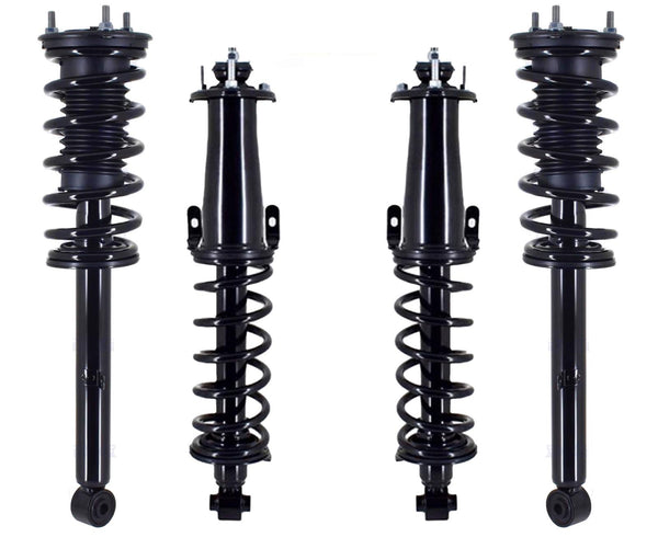 Front & Rear Struts W Coil Springs For Lexus GS350 2007-2011 Rear Wheel Drive