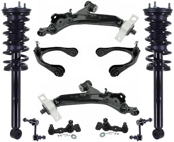 Front Struts Control Arms & Links For Lexus GS350 2007-2011 Rear Wheel Drive