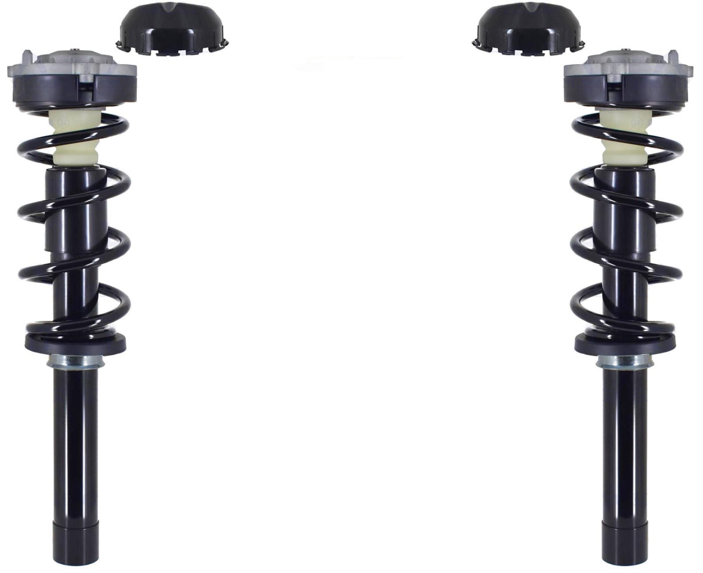 Front Struts W Coil Springs For Audi A4 Quattro 2017-2024 W/O Sport Suspension