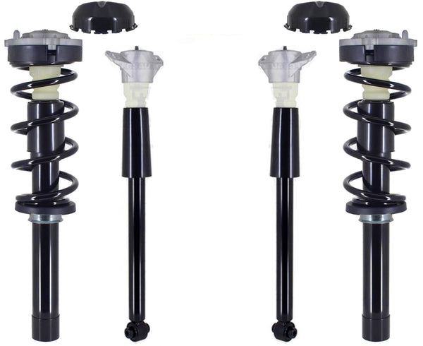 Front Struts & Rear Shocks For Audi A4 Quattro 2017-2024 W/O Sport Suspension