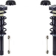 Front Complete Struts & Links For Audi A4 Quattro 17-2024 W/O Sport Suspension