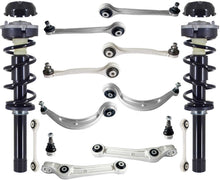 Front Struts Control Arms & Links For A4 Quattro 17-2023 W/O Sport Suspension