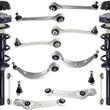 Front Struts Control Arms & Links For A4 Quattro 17-2023 W/O Sport Suspension