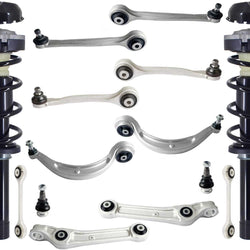Front Struts Control Arms & Links For A4 Quattro 17-2023 W/O Sport Suspension