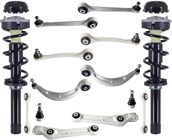 Front Struts Control Arms & Links For A4 Quattro 17-2023 W/O Sport Suspension