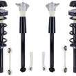 Front Struts Rear Shocks & Links For A4 Quattro 2017-2024 W/O Sport Suspension