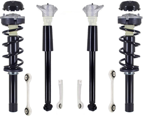 Front Struts Rear Shocks & Links For A4 Quattro 2017-2024 W/O Sport Suspension