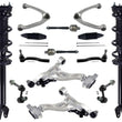 Front Struts Control Arms Tie Rods & Links For Q60 Base 2017 Rear Wheel Drive