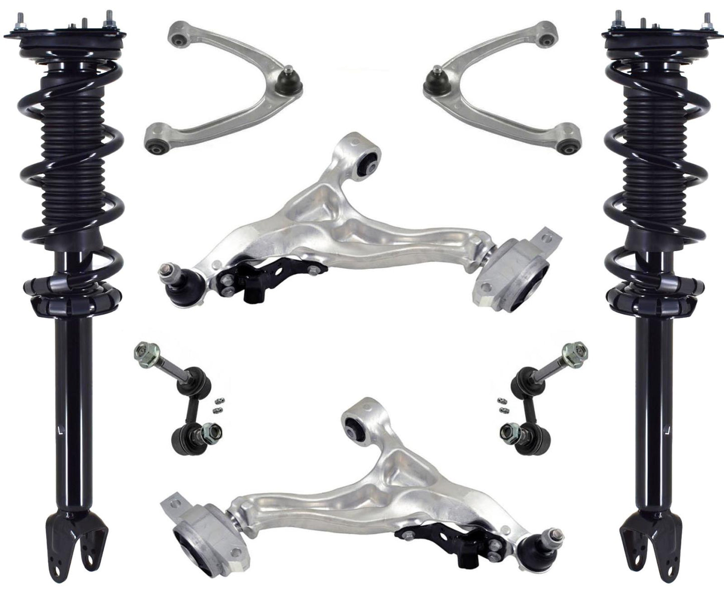 Front Struts Control Arms & Links For Infiniti Q60 Base 2017 Rear Wheel Drive