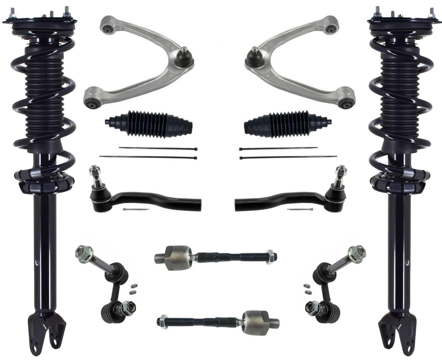 Struts Upper Control Arms Tie Rods & Links For Q60 Base 2017 Rear Wheel Drive