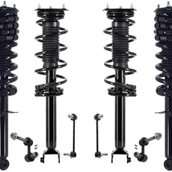 Front Rear Struts & Links For M37 11-2013 Rear Wheel Drive W/O Sport Suspension