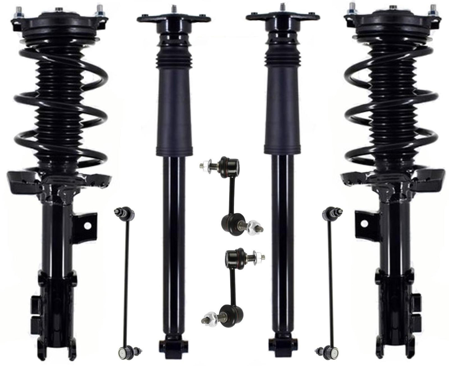 Front Struts Rear Shocks & Links For Hyundai Sonata 1.6L 2.4L 2015 2016 2019