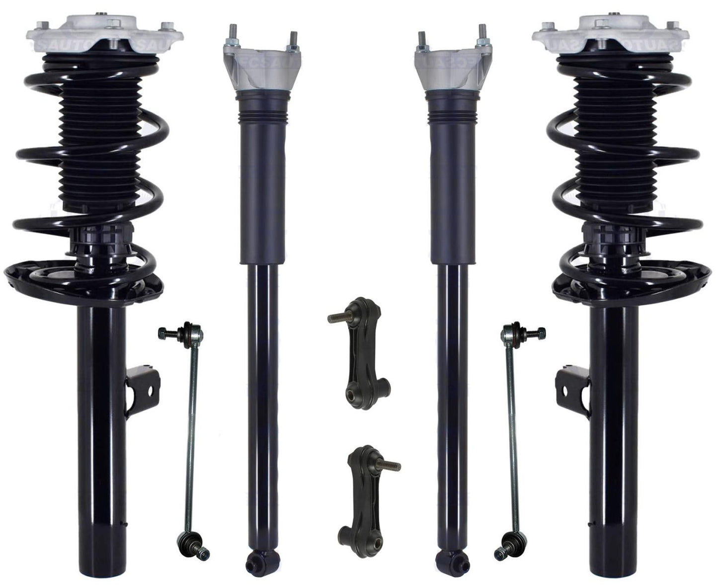Front Struts Rear Shocks & Links For GLA250 2021 22 2024 W/ Comfort Suspension