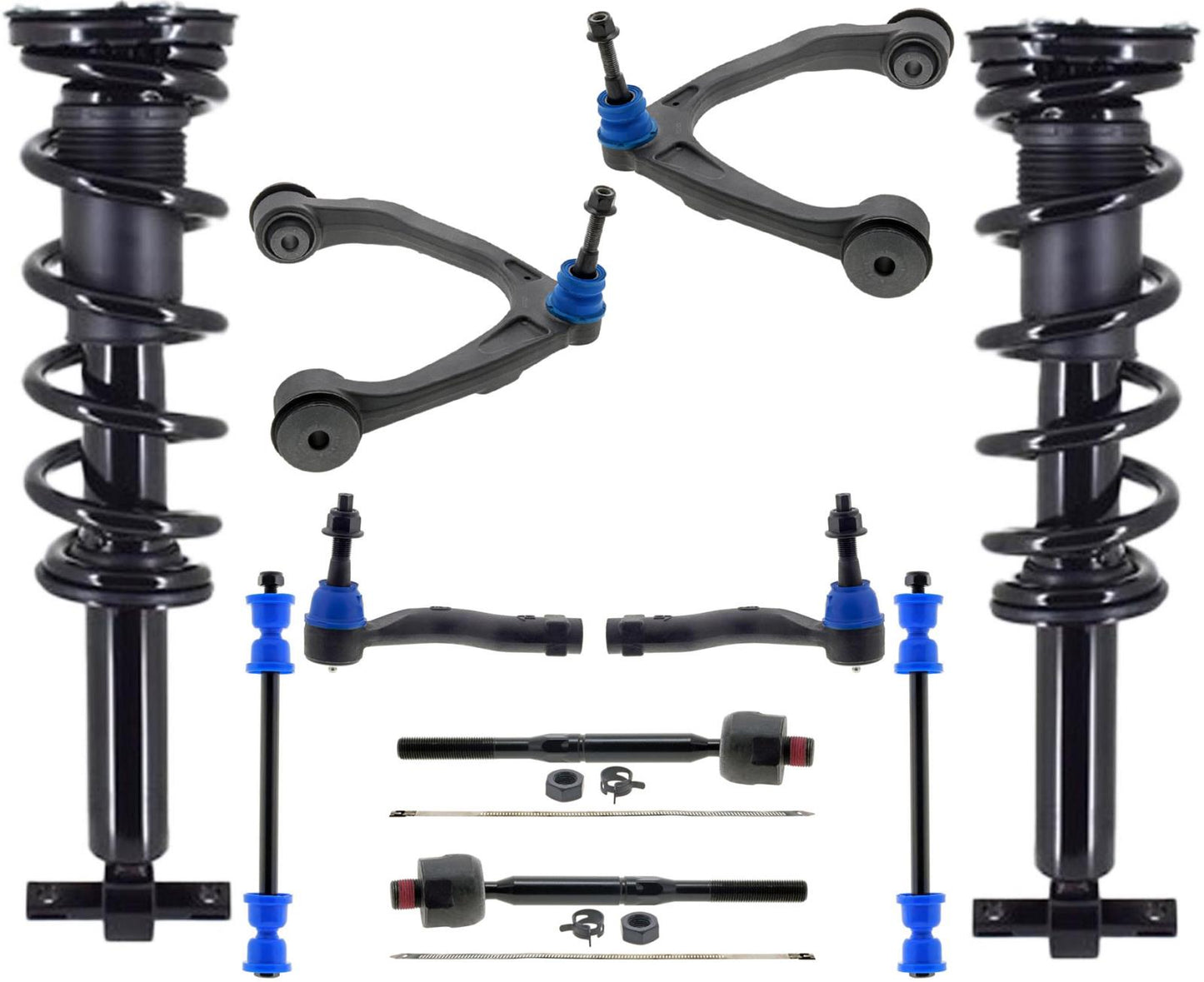 Front Complete Struts Upper Arms Tie Rods & Links For Colorado WT 2023 2024
