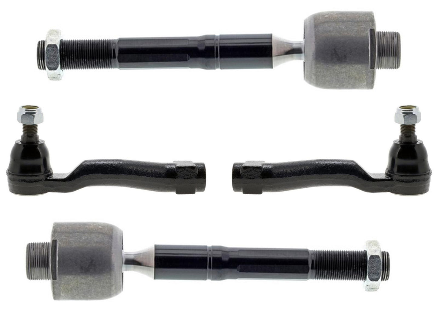 Front Inner and Outer Tie Rods for Toyota Landcruiser 2008 2010 2012 2015 2021