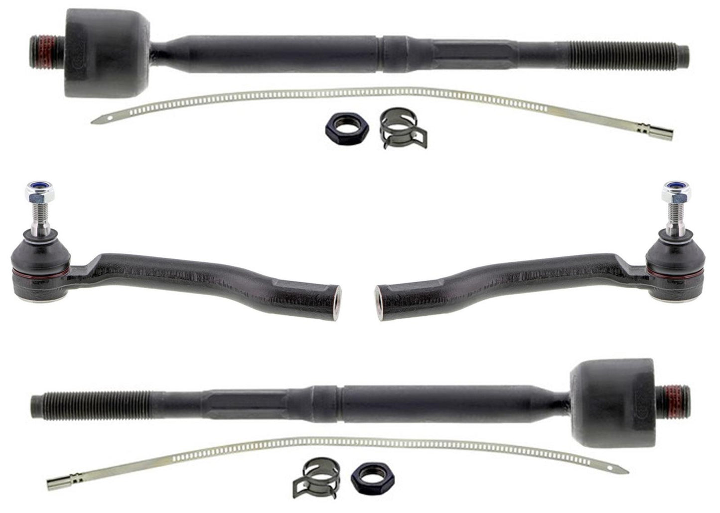 Inner Tie Rods Outer Tie Rods For Nissan Versa 2020 D85203SG1A D86403SG1A