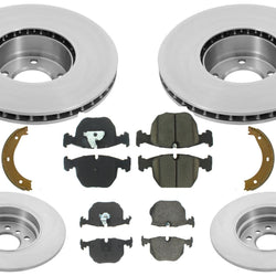 Disc Brake Rotors & Disc Brake Pads For BMW 750iL 1995 1996 1997 1998 1999