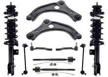 Front Complete Strut Lower Control Arms & Links Tie Rods for Nissan Versa 2020