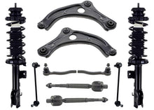 Front Complete Strut Lower Control Arms Links Tie Rods for Nissan Versa 2021-22
