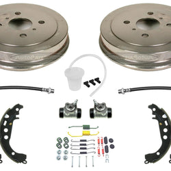 Rear Brake Drums Brake Shoes Hardware Wheel Cylinders for Toyota Prius 2001-2003