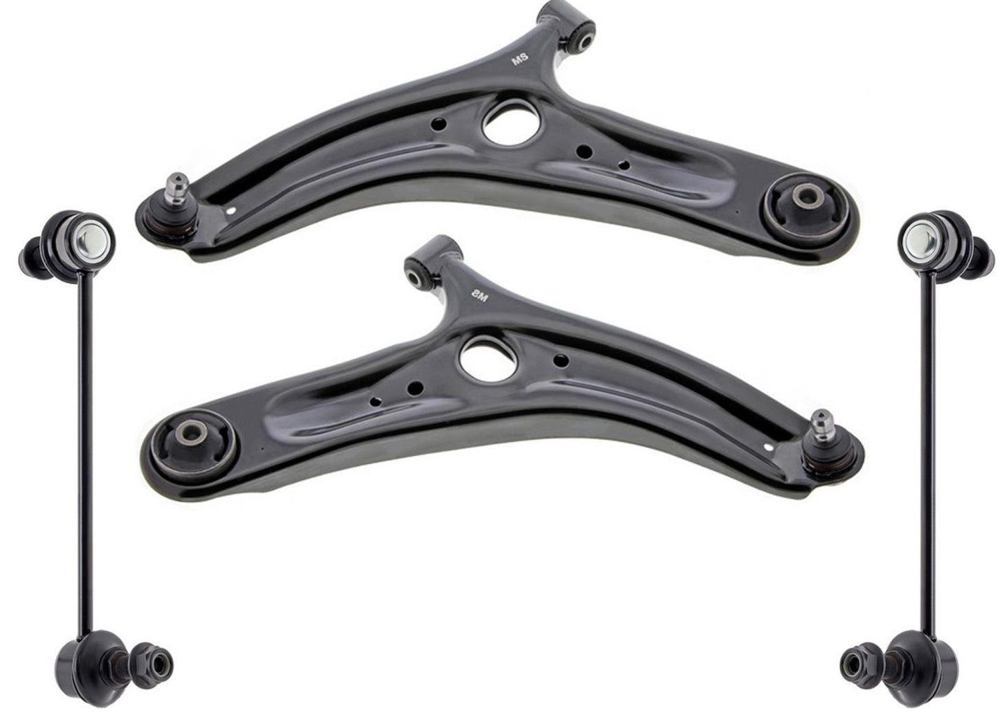 Front Lower Control Arms Ball Joints for KIA Soul 10-13 Automatic Transmission