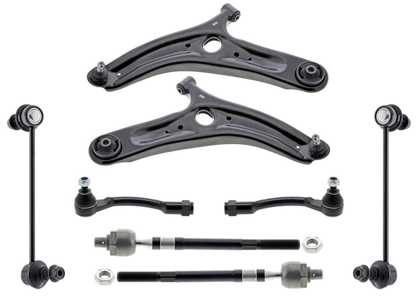 Front Lower Control Arms Ball Joints for KIA Soul 2010-13 Automatic Transmission