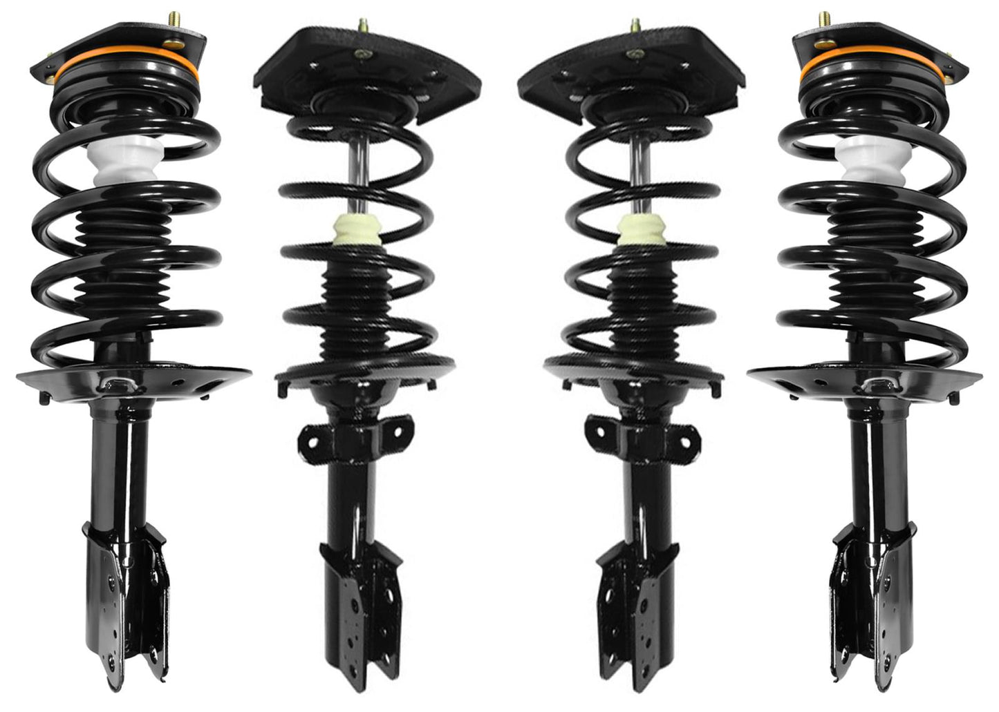 Front & Rear Coil Spring Struts for Impala Police Package 17" Rim 2012 2013
