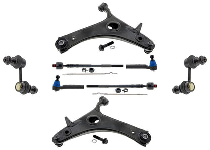 Front Lower Control Arms Ball Joints Tie Rods for Subaru XV Crosstrek 2013-2017
