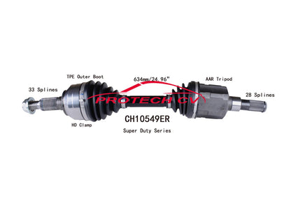 Front Left Right CV Drive Axle Shafts for Hummer H3 H3T 2006 2007 2008 2009 2010