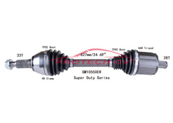Front Left Right CV Drive Axle Shafts for Cadillac Escalade & ESV 2021 2023 2024