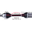 Front Left Right CV Drive Axle Shafts for Chevrolet Tahoe 2021 2022 2023 2025