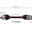 Front Left Right Complete CV Drive Axle Shafts for Infiniti QX80 2014 2015 5.6L